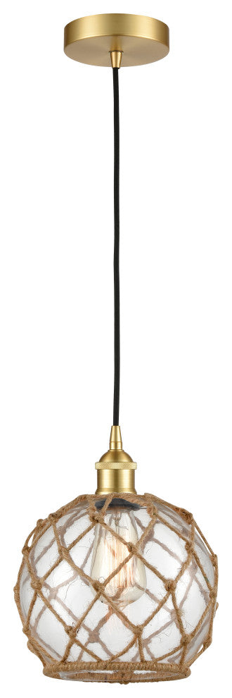 Innovations 616-1P-SG-G122-8RB 1-Light Mini Pendant, Satin Gold