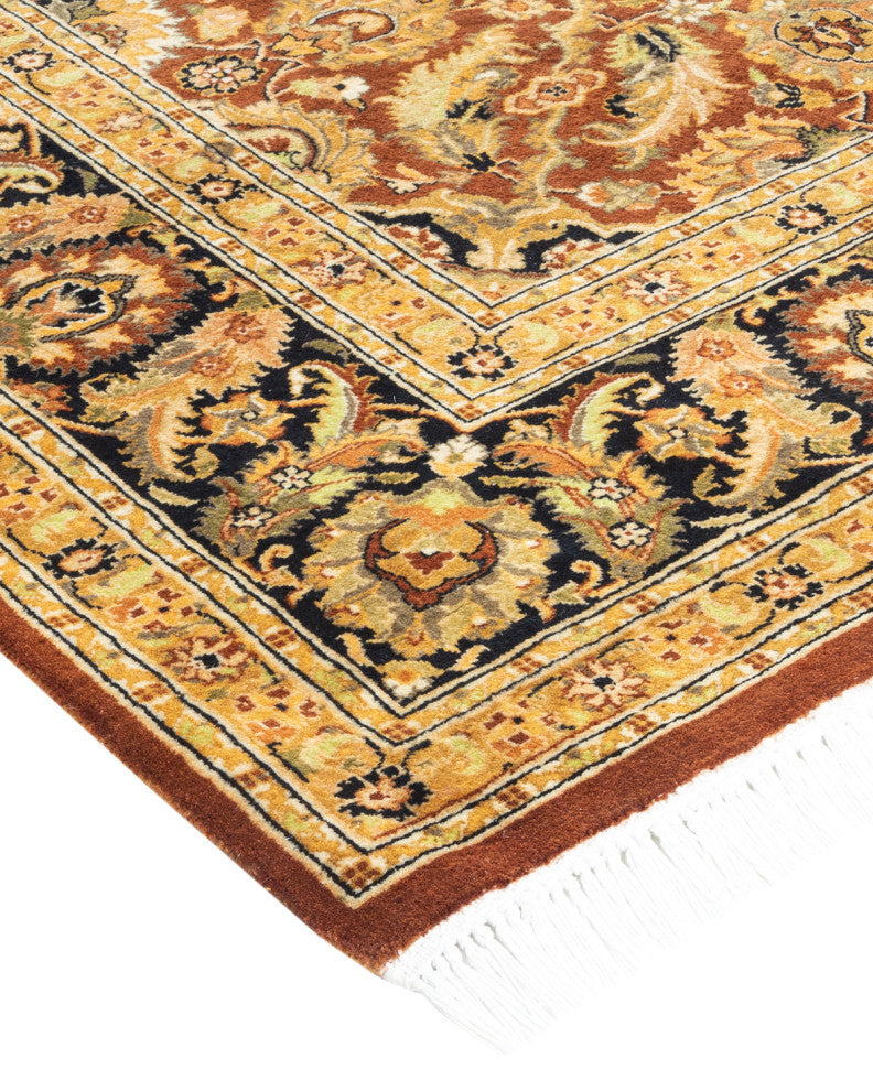 Mogul, One-of-a-Kind Hand-Knotted Area Rug Orange, 6'1"x8'10"