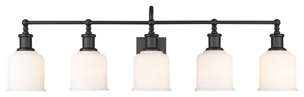Zlite 733-5V-MB 5-Light Vanity, Matte Opal