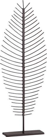 Cyan Design Small Skeleton Leaf, Graphite