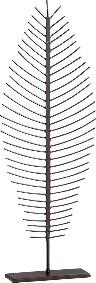 Cyan Design Small Skeleton Leaf, Graphite