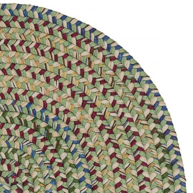 Colonial Mills Rug Worley Runner Moss Green Runner, Oval