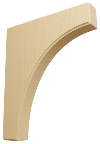 1 3/4"W x 10"D x 12"H Clarksville Bracket, Alder