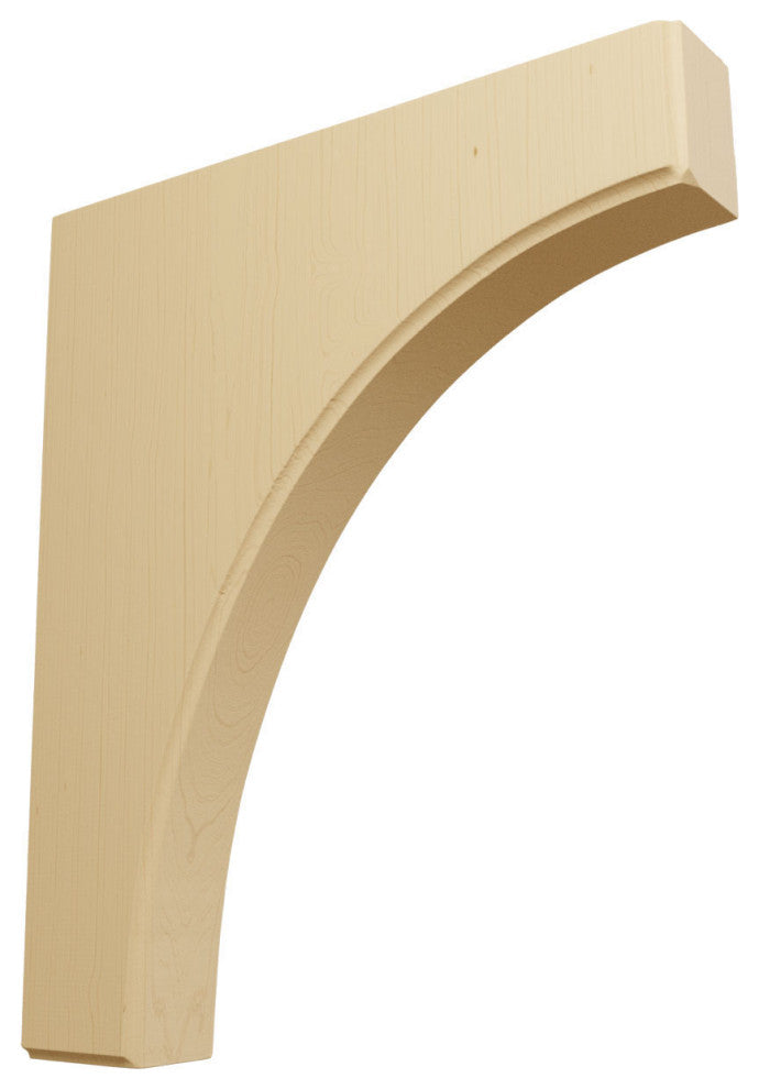 1 3/4"W x 10"D x 12"H Clarksville Bracket, Alder