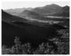 "Valley surrounded, mountains, Rocky Mountain, 1941-1942" Paper Art, 18"x14"