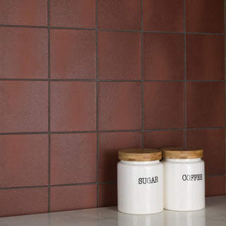 Quarry Flame Red Ceramic Floor and Wall Tile