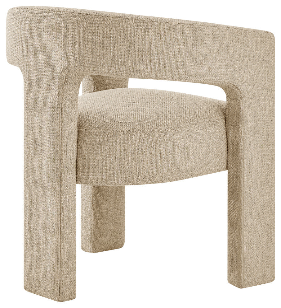 Sherlyn Dining Side Chair, Barley Beige, Fabric