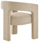 Sherlyn Dining Side Chair, Barley Beige, Fabric