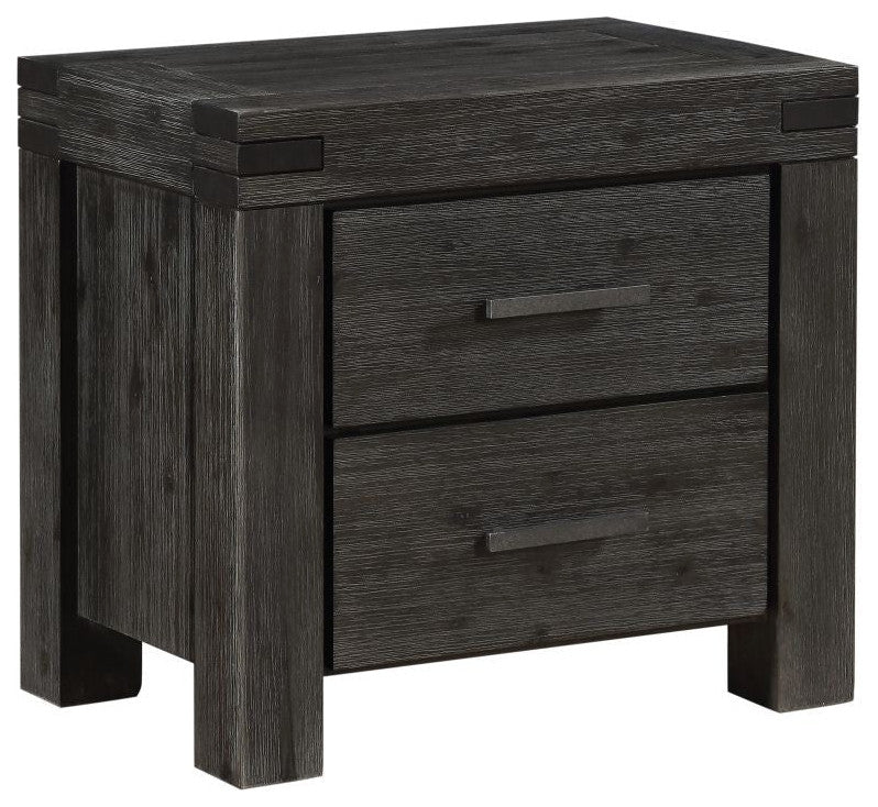 Modus Meadow 5 Piece King Storage Bedroom Set With Chest, Graphite