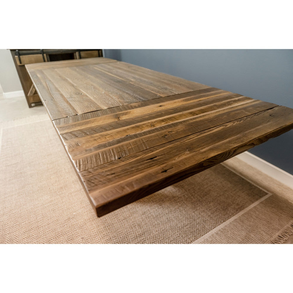 Parker Extendable Farmhouse Table, Provincial, 42x102 With 2 Bb Ext