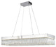 Bethel International FT97C40CH 1-Light LED Chandelier, Chrome