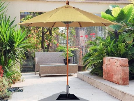 Fiberbuilt Bridgewater Umbrella - Natural White, 11' Octagonal