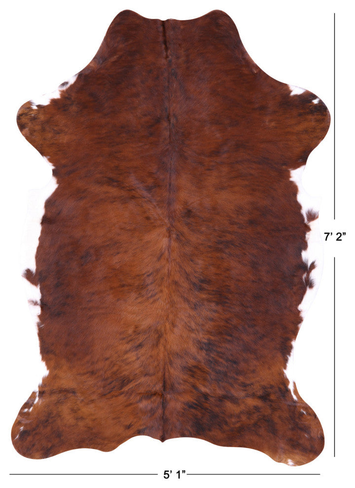 Natural Cowhide Rug 7' 2" X 5' 1" C2272