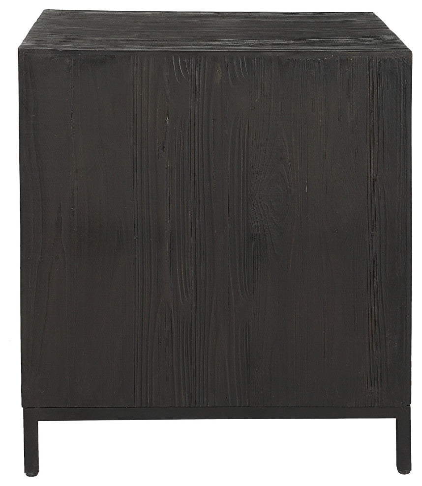 Uttermost Aiken Geometric Cabinet / End Table