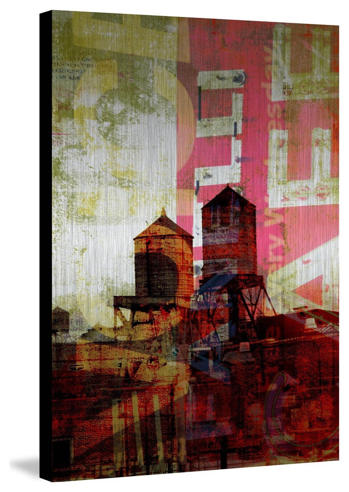 "Voice" Print on Brushed Aluminum, 40"x60"