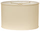 16" Ivory Throwback Oval No Slub Lampshade