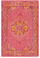 Surya Zahra ZHA-4005 2'x3' Rug, Pink/Coral/Saffron/Purple/Garnet/Terracotta