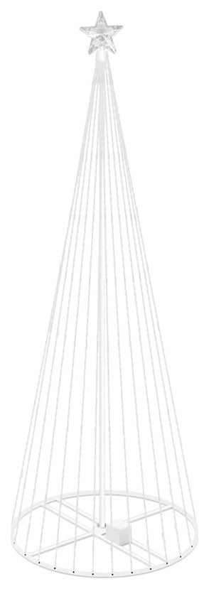 4' X 24" Led 152 Blue Light Show Tree