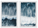 Raging Waves Diptych, 2-Piece Set, 8x12