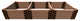 Classic Sienna 2' X 6' X 11" Raised Garden Bed - 2" Profile