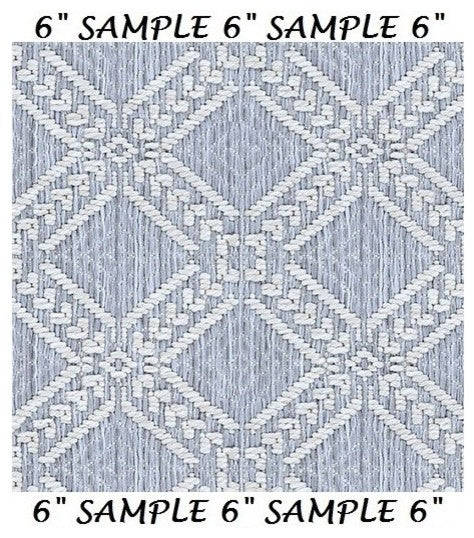 Couristan Belmar Accent Rug, Indoor/Outdoor Carpet, 5 Colors/54 Sizes, Sea Mist, 1 Sample 6"x6"