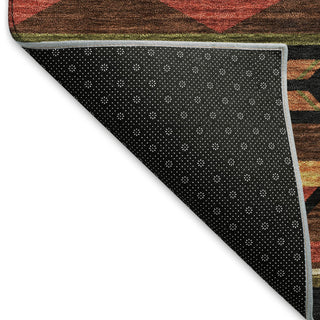 Addison Premium Washable Mayfield AMF178 Brown 5' x 7'6" Rug