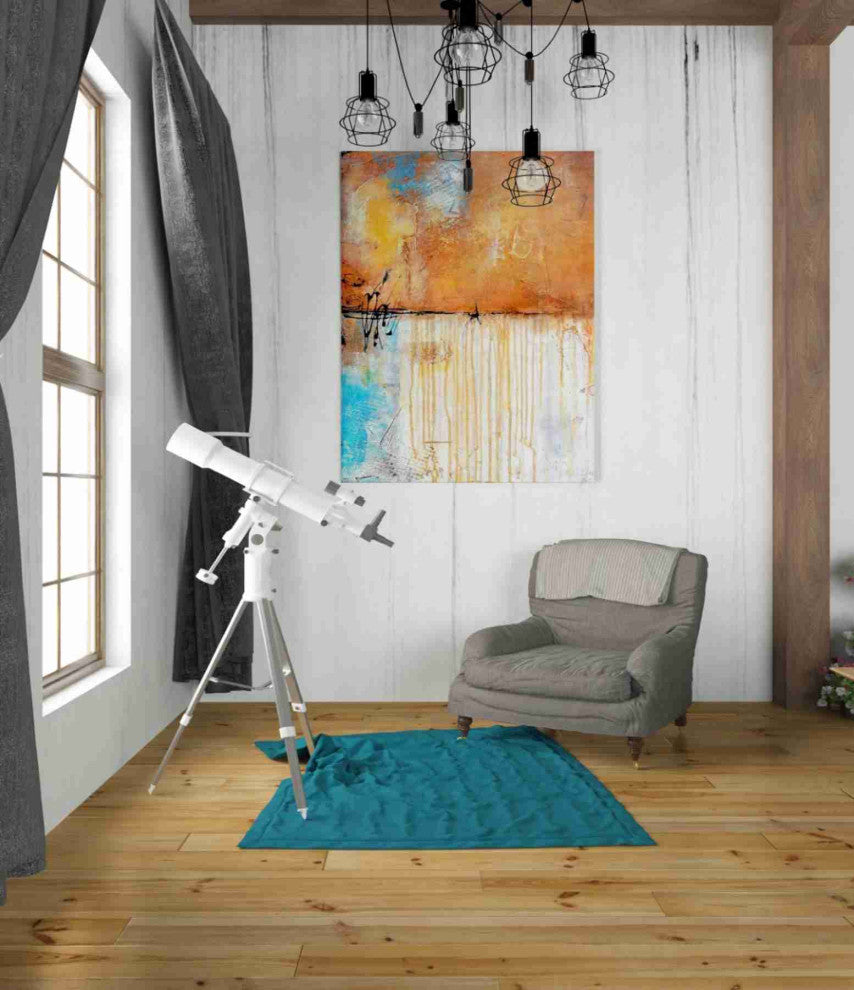 Epic Graffiti 'November Rain I' by Erin Ashley Giclee Wall Art, 26"x34"