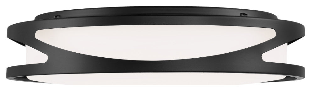 Access Lucia 1-Light LED Flush Mount Black