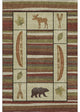 Addison Premium Washable Mayfield AMF143 Red 10'' x 14'' Rug
