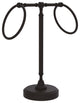 Vanity Top 2 Towel Ring Guest Towel Holder, Oil Rubbed Bronze