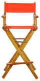030" Director's Chair Honey Oak Frame-Orange Canvas