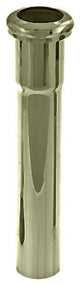 1.25" Od X 8" Slip Joint Extension Tube In Polished Brass