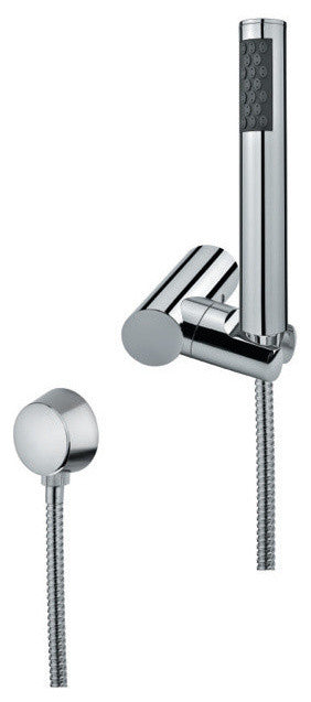Chrome Hand Shower and Shower Bracket With Water Connection