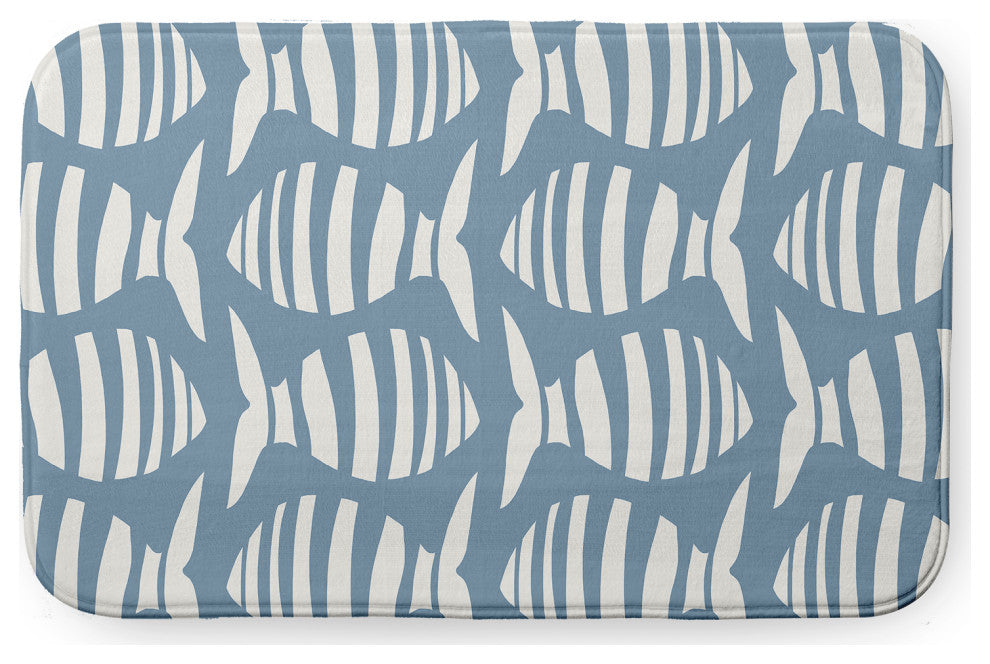 24" x 17" Swimming School Bathmat, Dusty Smoke