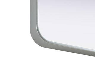 Elegant Lighting MR8A2424 Remy 24" Square Flat Medium Density - Brass