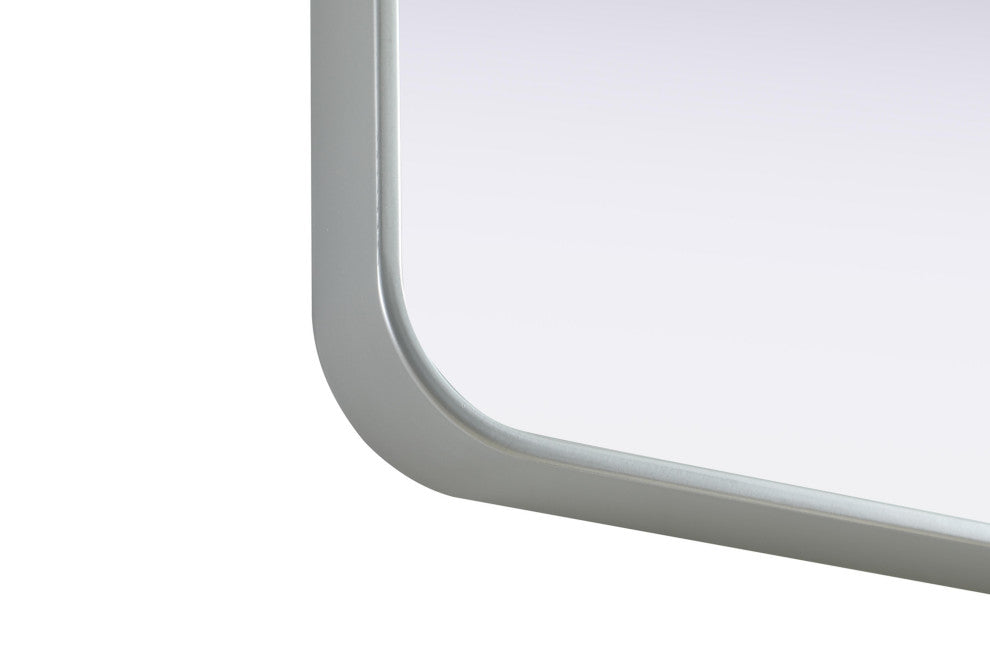 Elegant Lighting MR8A2424 Remy 24" Square Flat Medium Density - Brass