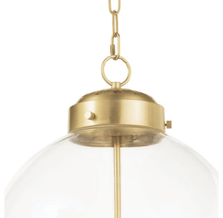 Globe Pendant, Natural Brass