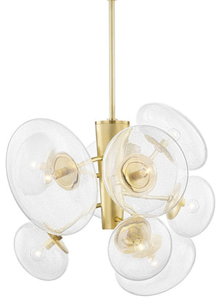Opera 9-Light Pendant, Aged Brass