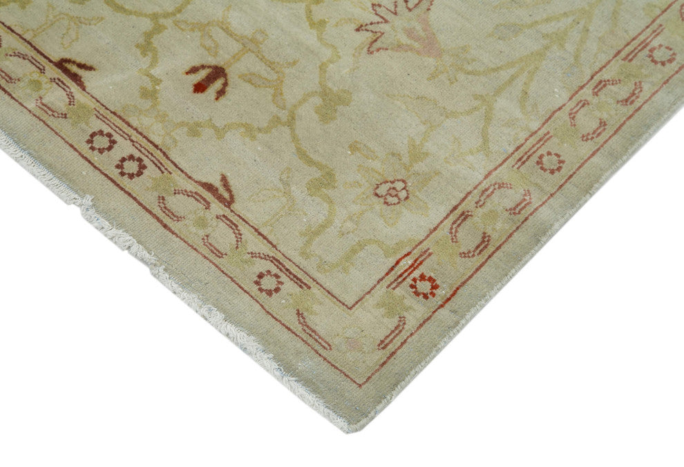 Rug N Carpet - Hand-Knotted Oriental 2' 7" x 10' 9" Runner Oushak Area Rug