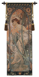 Mucha Soir Belgian Wall Tapestry