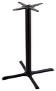 Holland Bar Stool 211 Black Cast Iron Bar H Base, 30"X30", X-Style Foot