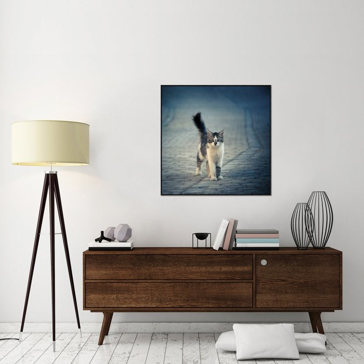 "Little One" Framed Canvas Giclee by Dejan Ilijic, 37x37"