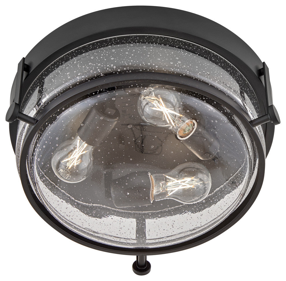 Hinkley 15" Harper Small Flush Mount Ceiling Light, Brushed Nickel