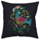 Bright Folk Bird 18x18 Spun Poly Pillow