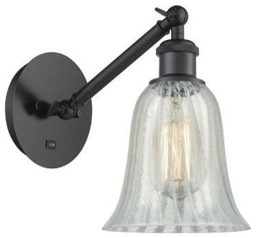 Innovations 317-1W-BK-G2811 1-Light Sconce, Matte Black