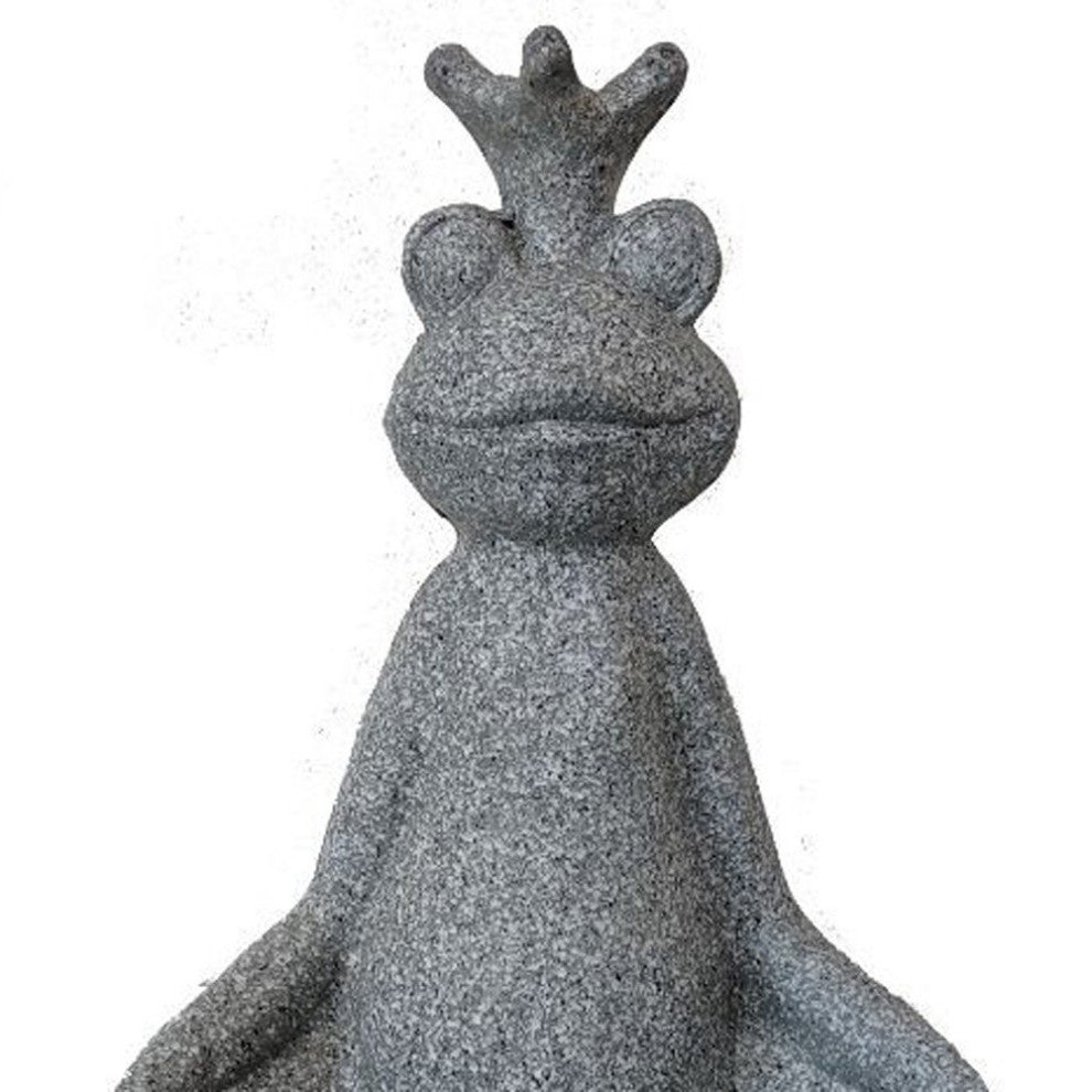 18" Zen Princess Frog Indoor Outdoor Statue