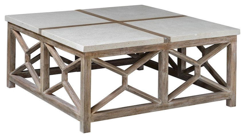 Uttermost Catali Stone Coffee Table, 25885
