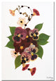 'Enchanted Garden-Pansy Patch' Canvas Art by Kathie McCurdy
