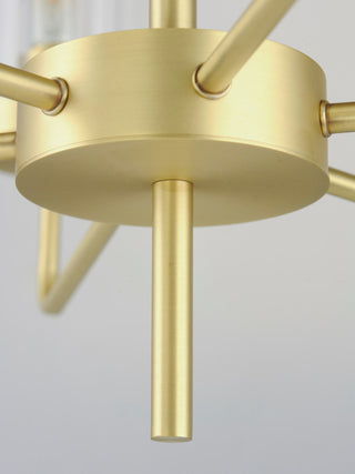 Maxim 11479CR Crosby 9 Light 32"W Pillar Candle Chandelier - Black