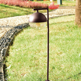 Lisle Low-Voltage Bronze Outdoor Landscape Path Light LED Clear Glass